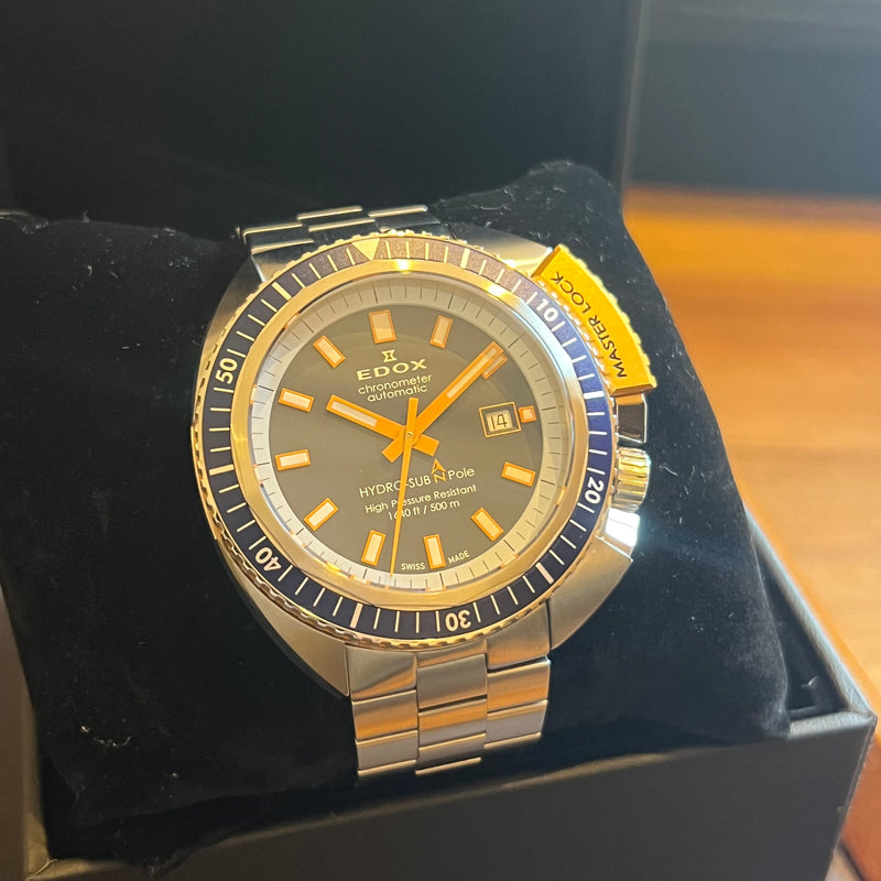 Edox Hydro-Sub North Pole Full Set 80201-3BUO-BU