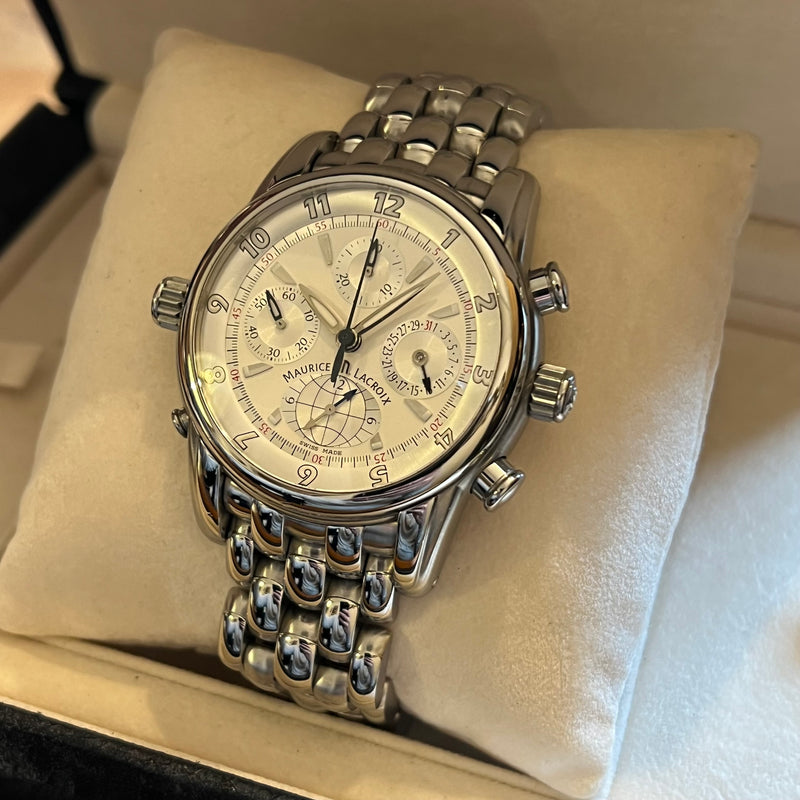 Maurice Lacroix Masterpiece Chronograph Full Set MP6398