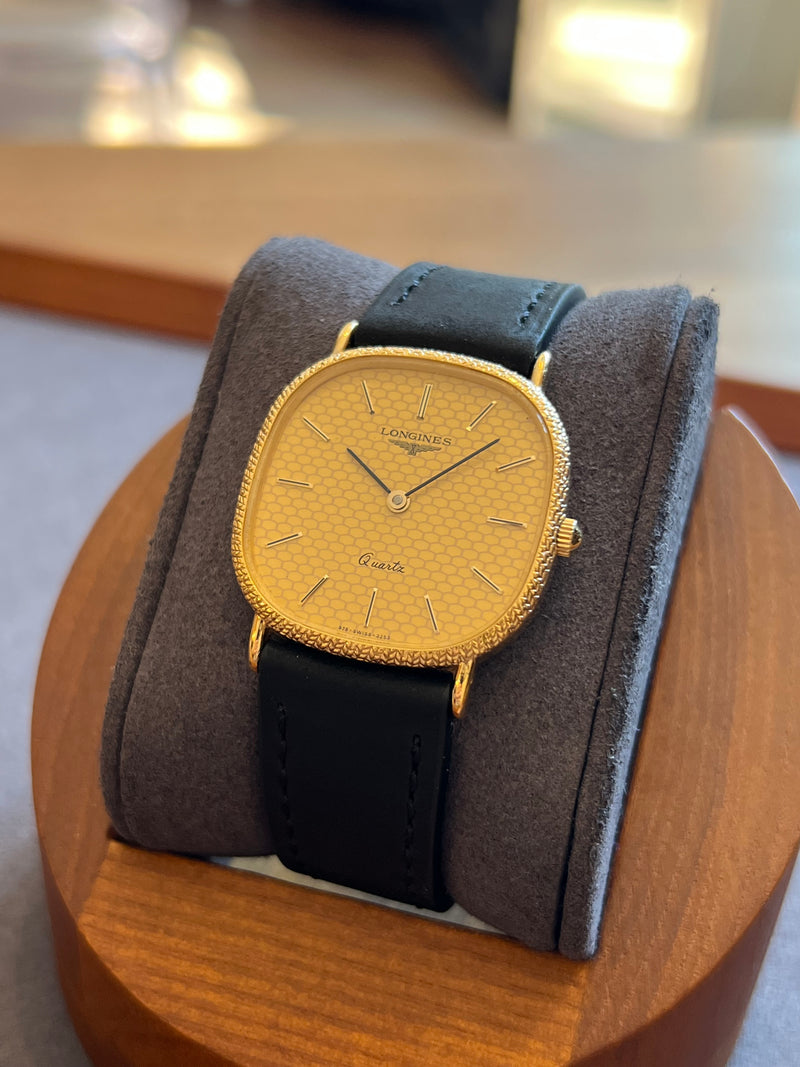 Longines Square Gold Plated Quartz 978 3253