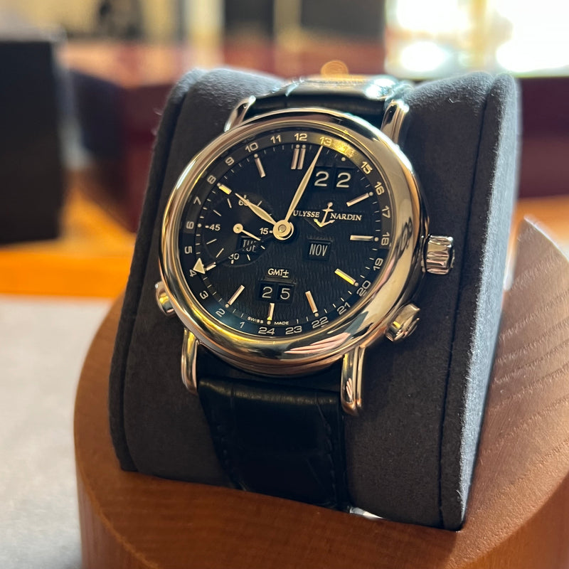 Ulysse Nardin GMT Perpetual 18Kt White Gold Full Set 320-22/92