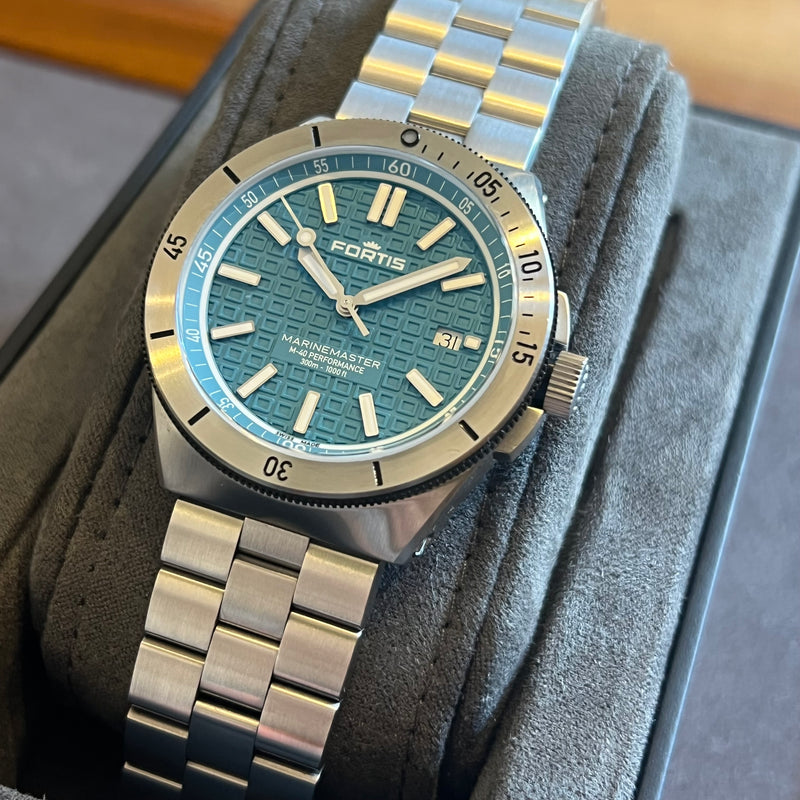 Fortis Marinemaster M-40 Serenity Blue Full Set F8120004