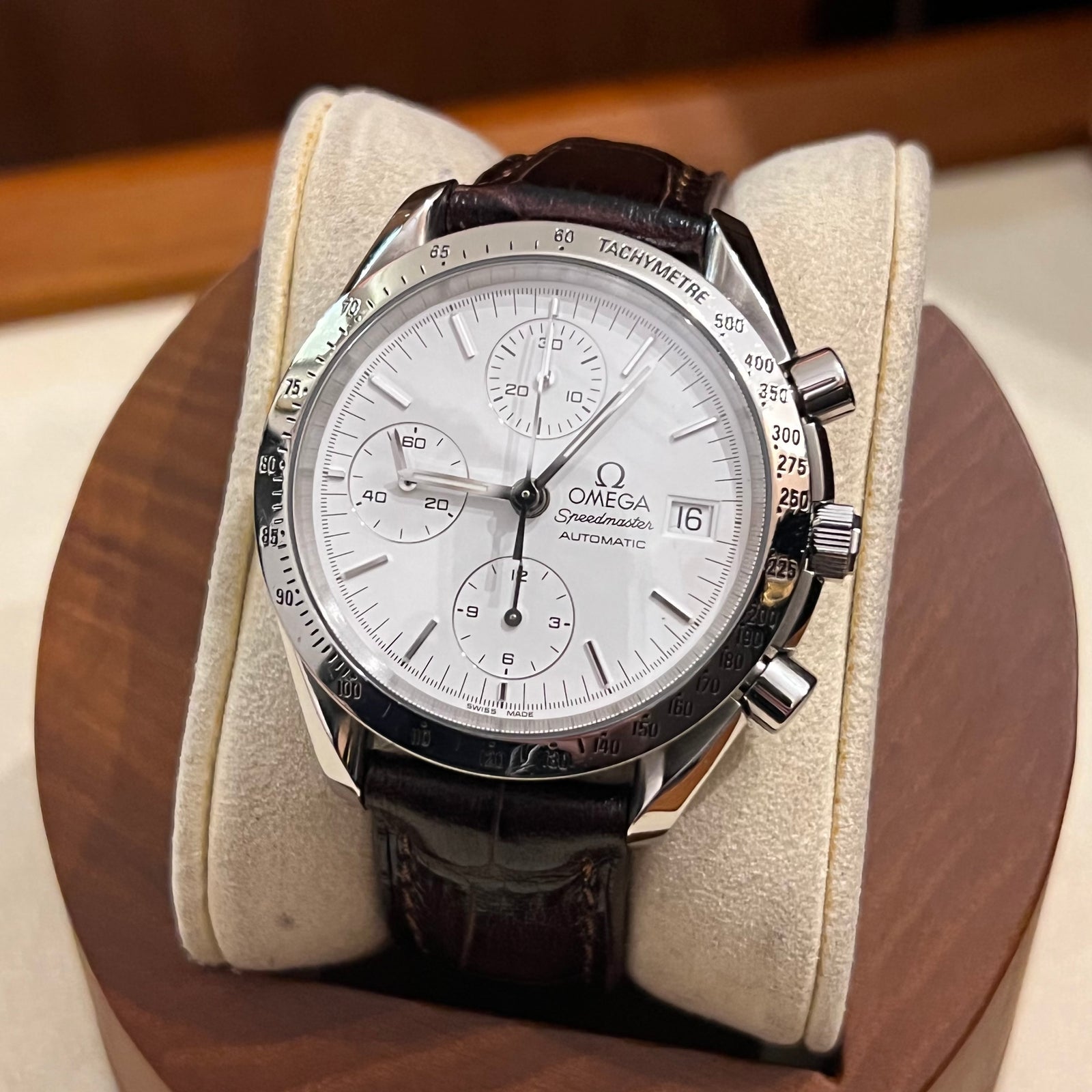 Omega Speedmaster Steel Leather Date 3511.20