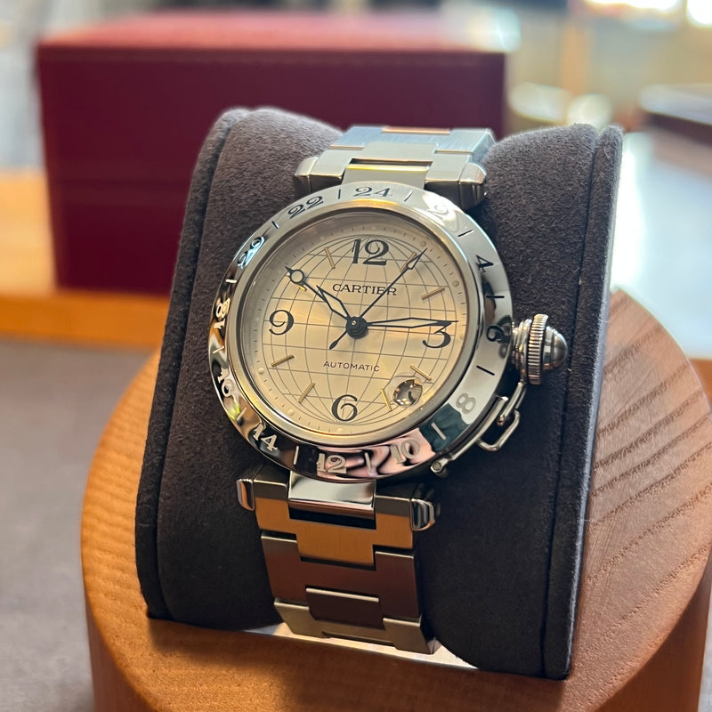 Cartier Pasha C Automatic Gmt W31029M7