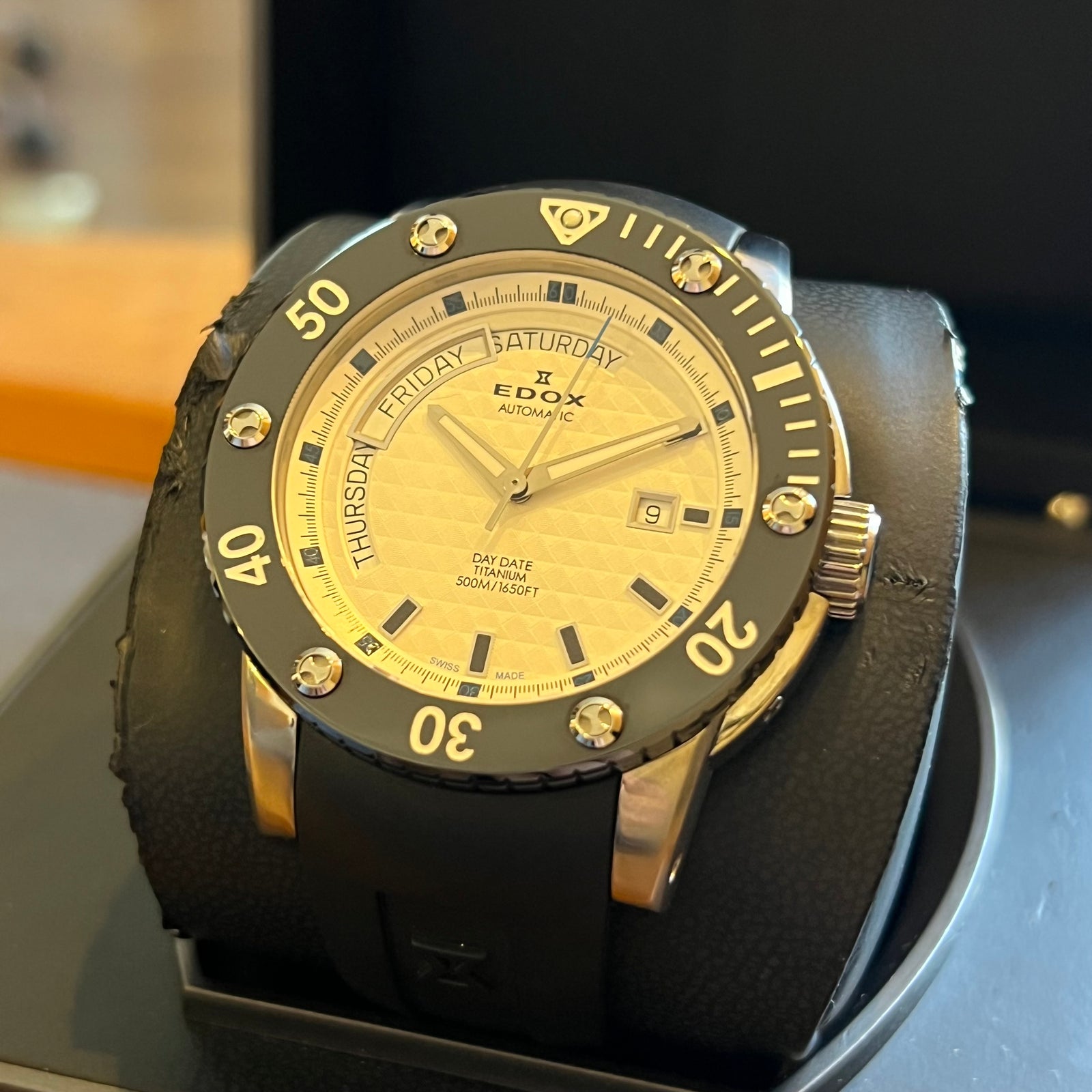 マルちゃん　EDOX class-1 Edox Class-1 Automatic Day-Date Full Set 83005