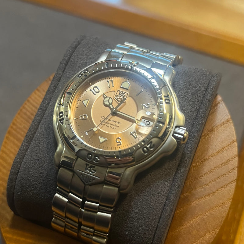 Tag Heuer P6000 Salmon Dial Full Set WH5115-K1