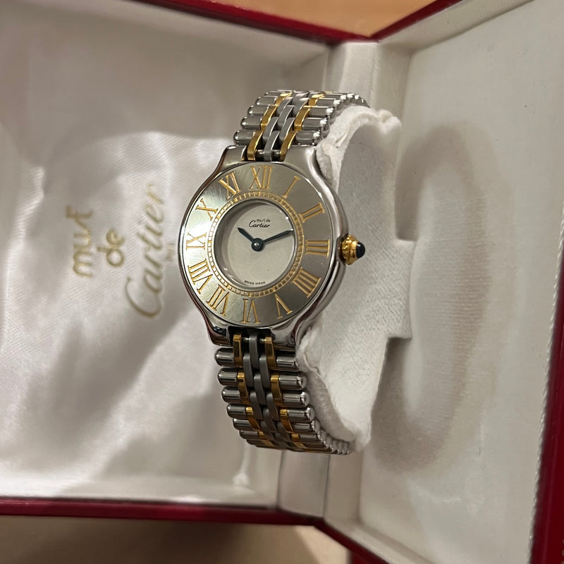 Cartier Must 21 Vintage 1993 Full Set W1005120