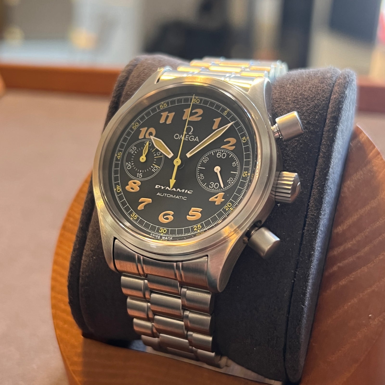 Omega Dynamic Chronograph Auto Black Dial 175.0310
