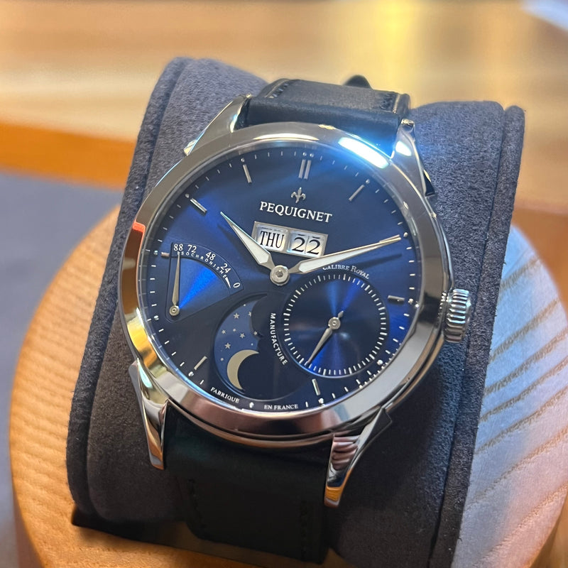 Pequignet Rue Royal Blue Dial Full Set 9010473