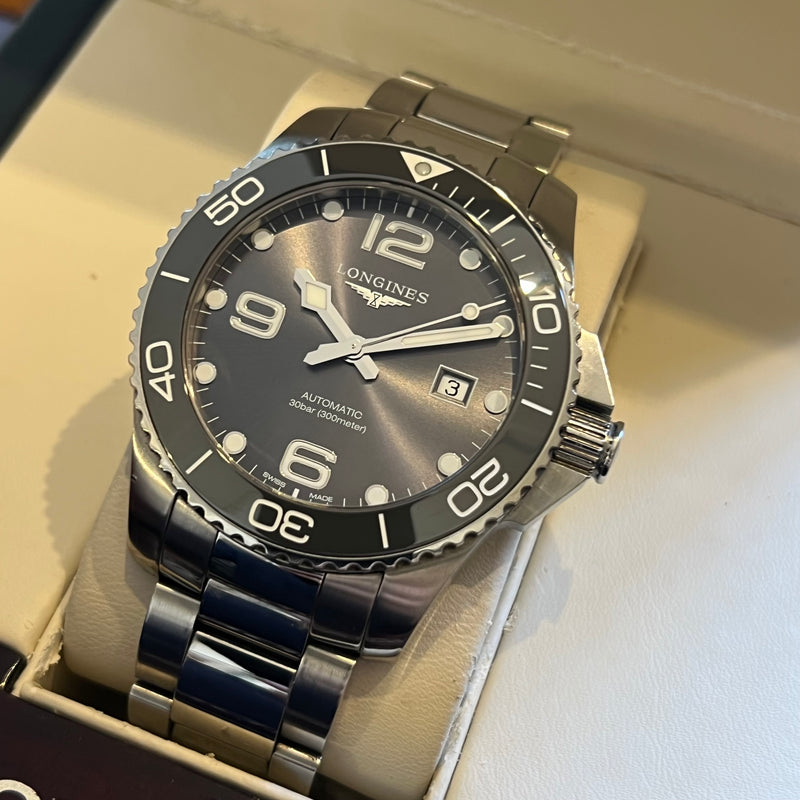 Longines Hydroconquest Automatic Date Full Set L3.782.4.76.6