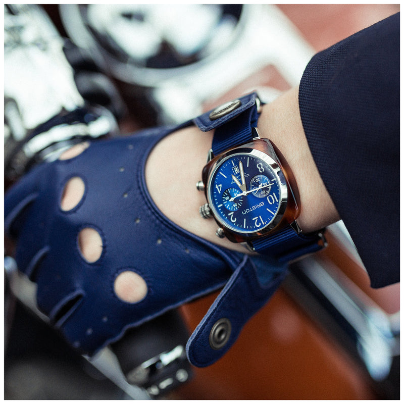 Briston Clubmaster Classic - Chrono - Navy Blue