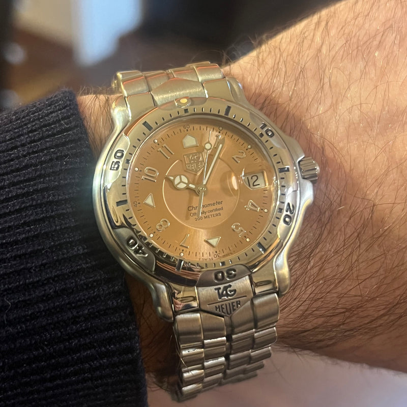 Tag Heuer P6000 Salmon Dial Full Set WH5115-K1