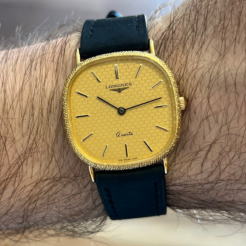 Longines Square Gold Plated Quartz 978 3253