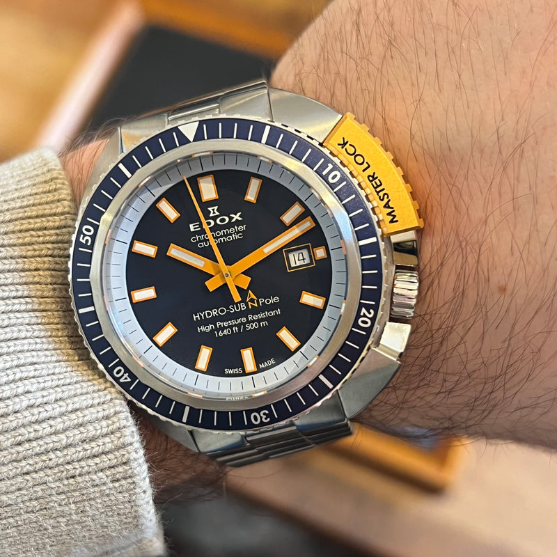 Edox Hydro-Sub North Pole Full Set 80201-3BUO-BU