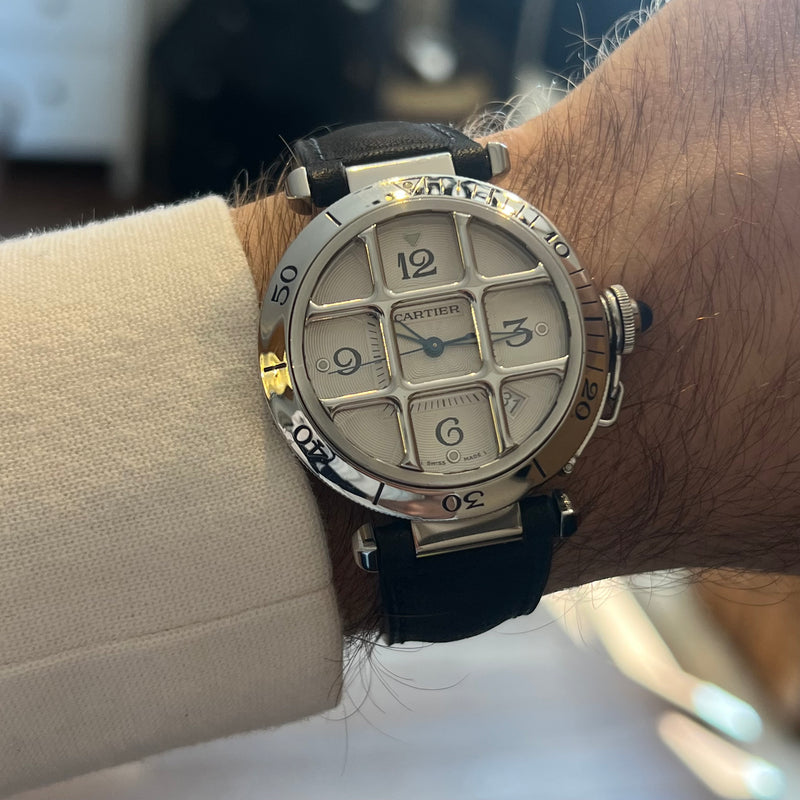 Cartier Pasha Grille Automatic Date 2379-W3104055
