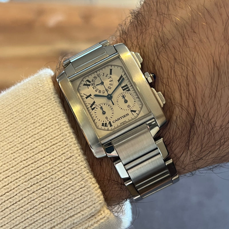 Cartier Tank Française Chronoreflex Quartz W51001Q3-2303