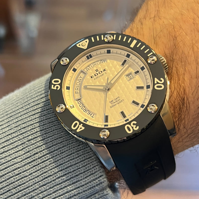 Edox Class-1 Automatic Day-Date Full Set 83005