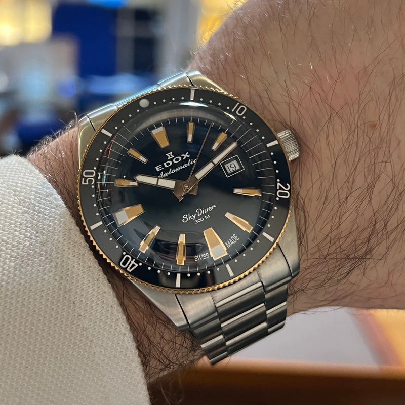フォンテーヌ Edox Skydiver Limited Edition Full Set 80126-357RNM-NIRB
