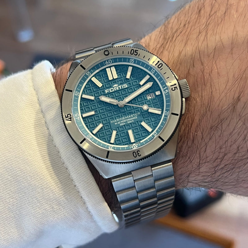 Fortis Marinemaster M-40 Serenity Blue Full Set F8120004