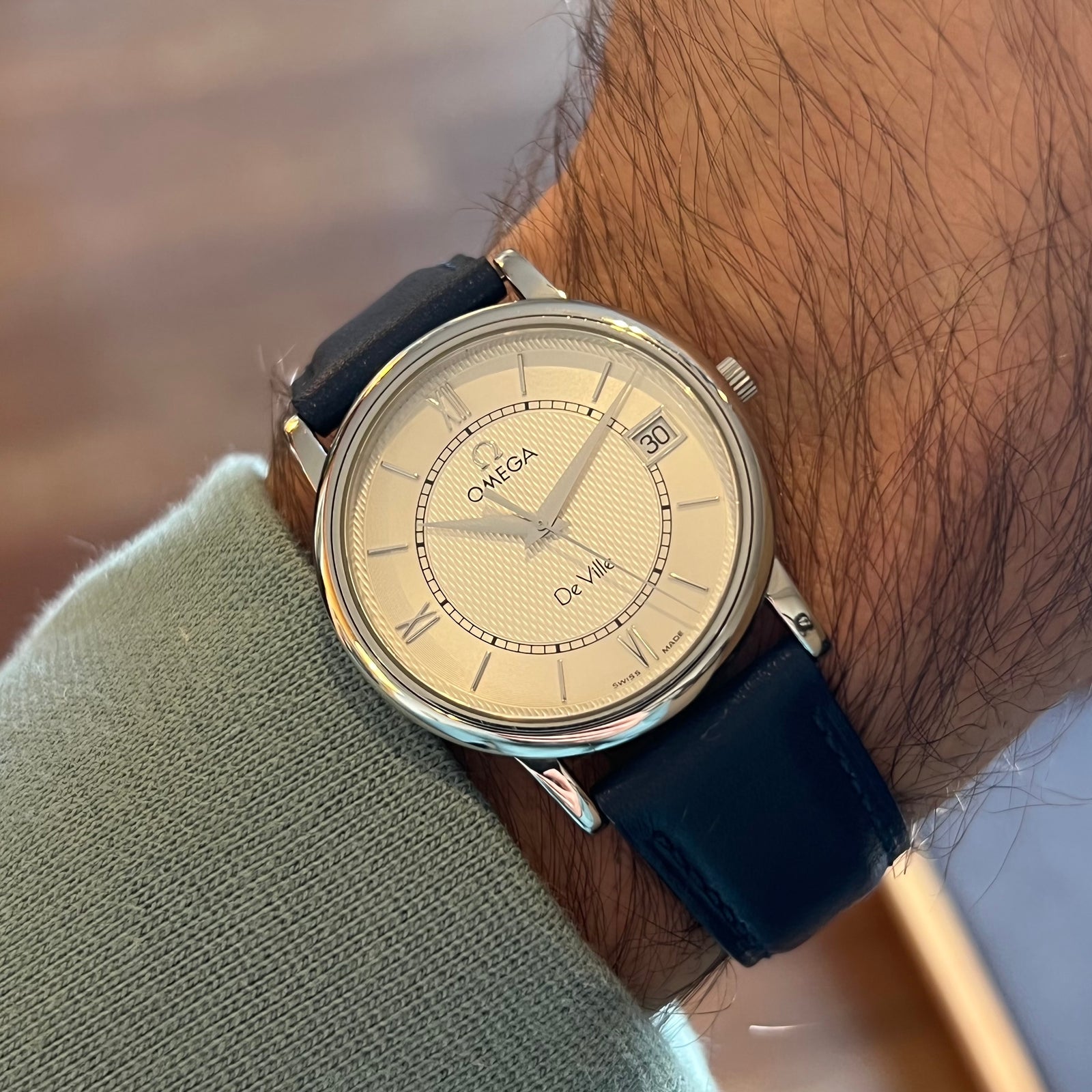 Omega De Ville Vintage Quartz Date Circa 1998 7824.31.01
