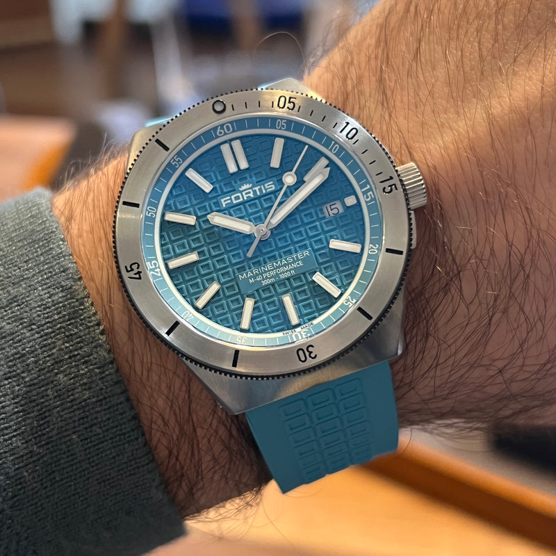 Fortis Marinemaster M-40 Serenity Blue Full Set F8120003
