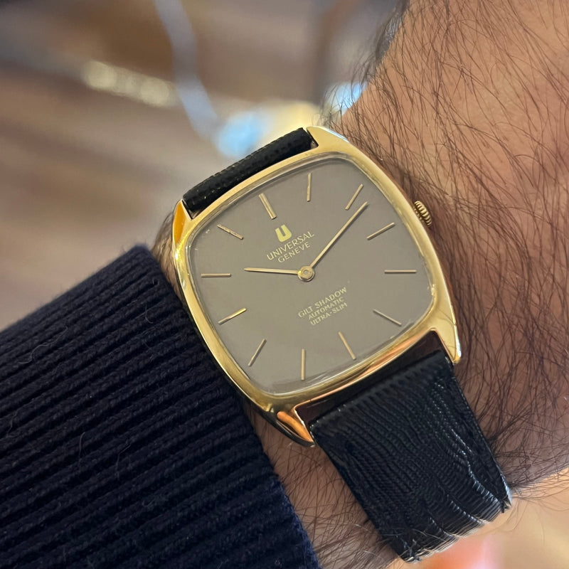 Universal Genève Gilt Shadow Brown Dial 566105