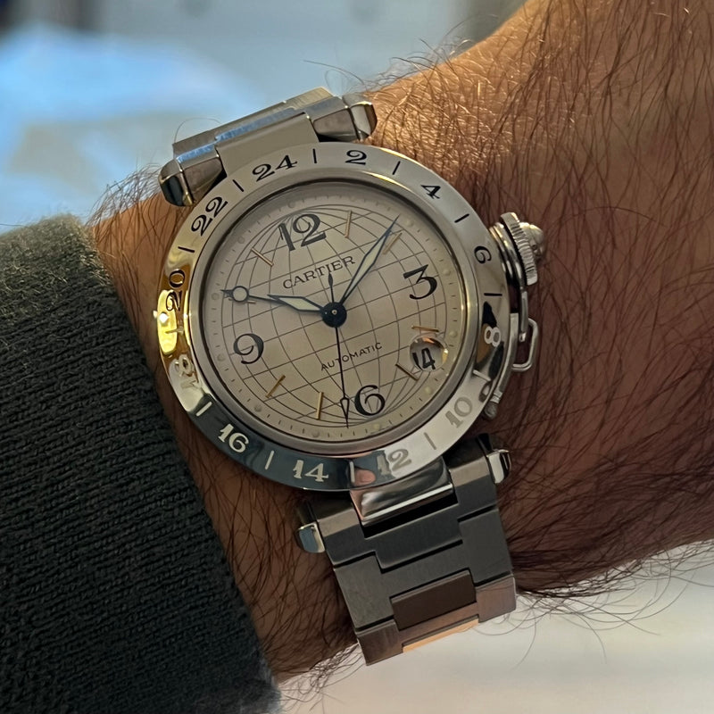 Cartier Pasha C Automatic Gmt W31029M7
