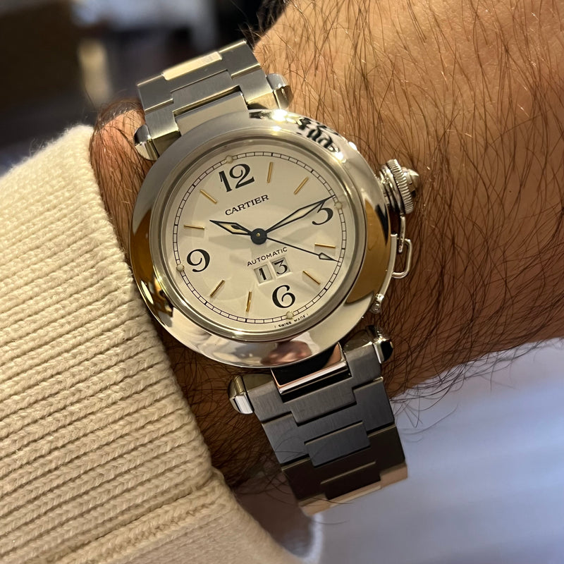 Cartier Pasha C Automatic Date Full Set W31044M7