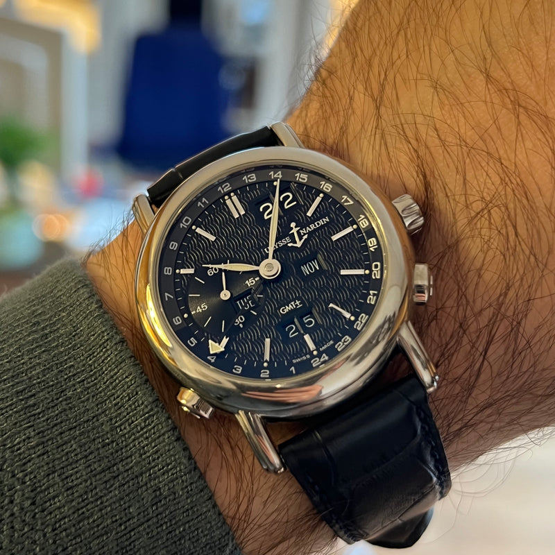 Ulysse Nardin GMT Perpetual 18Kt White Gold Full Set 320-22/92