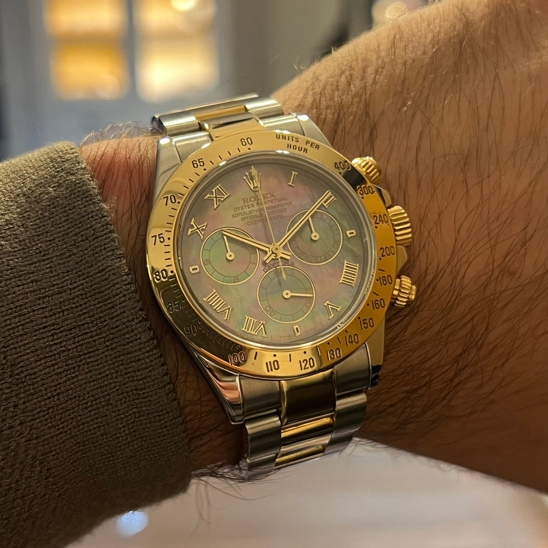 Rolex Daytona Black Mother Of Pearl Dial 116523