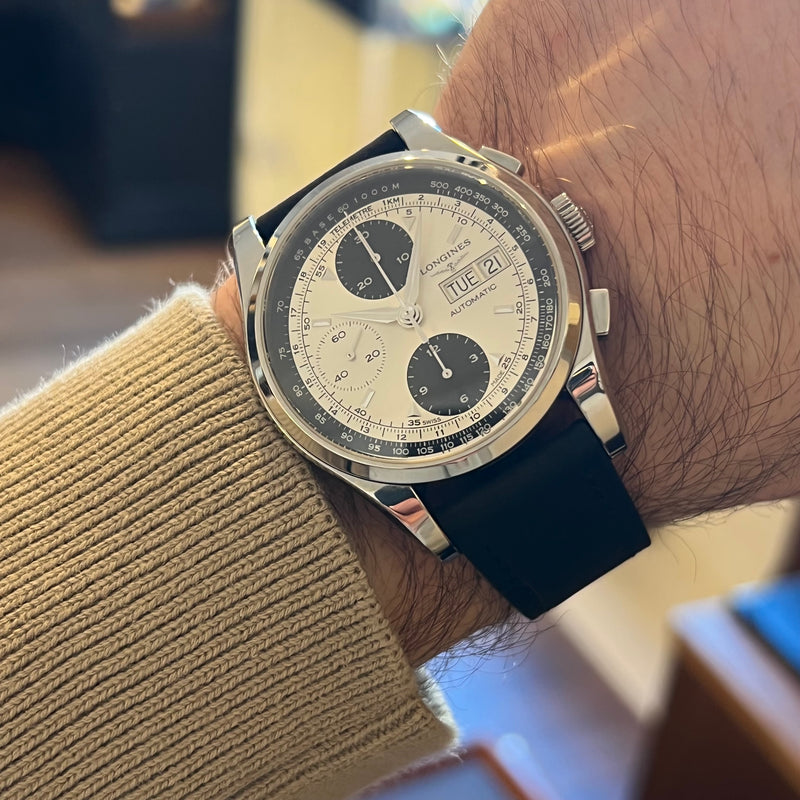 Longines Heritage 1954 Panda Chrono Full Set L2.747.4.92.4
