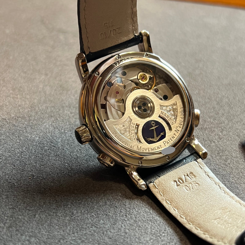 Ulysse Nardin GMT Perpetual 18Kt White Gold Full Set 320-22/92