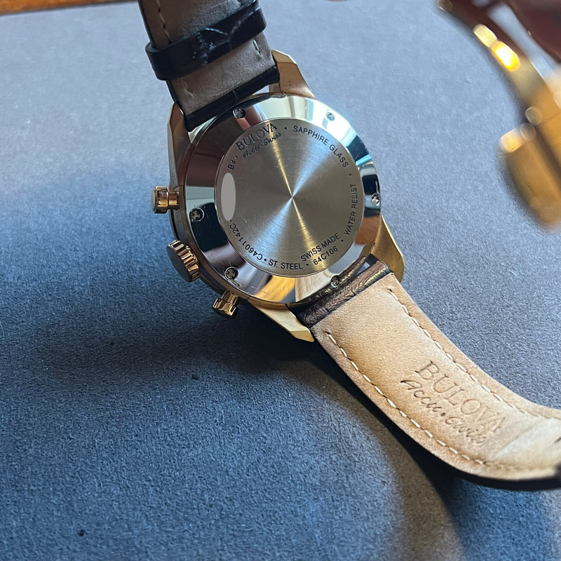 Bulova Accu-Swiss Automatic Chrono Day-Date Full Set 64C106