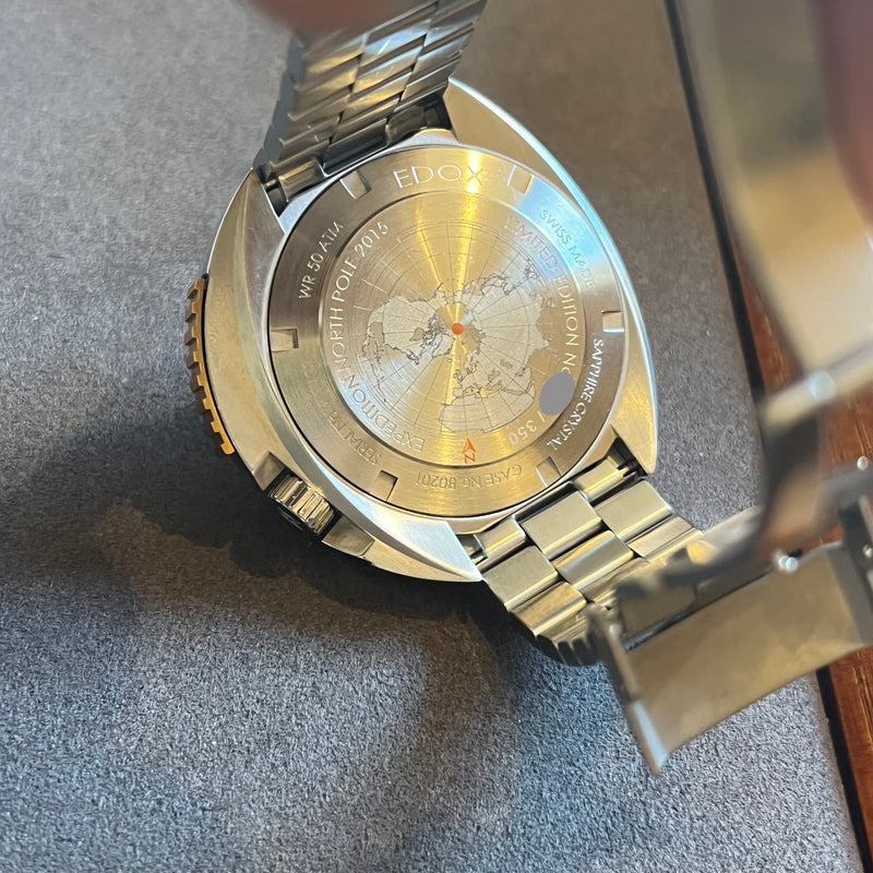 Edox Hydro-Sub North Pole Full Set 80201-3BUO-BU