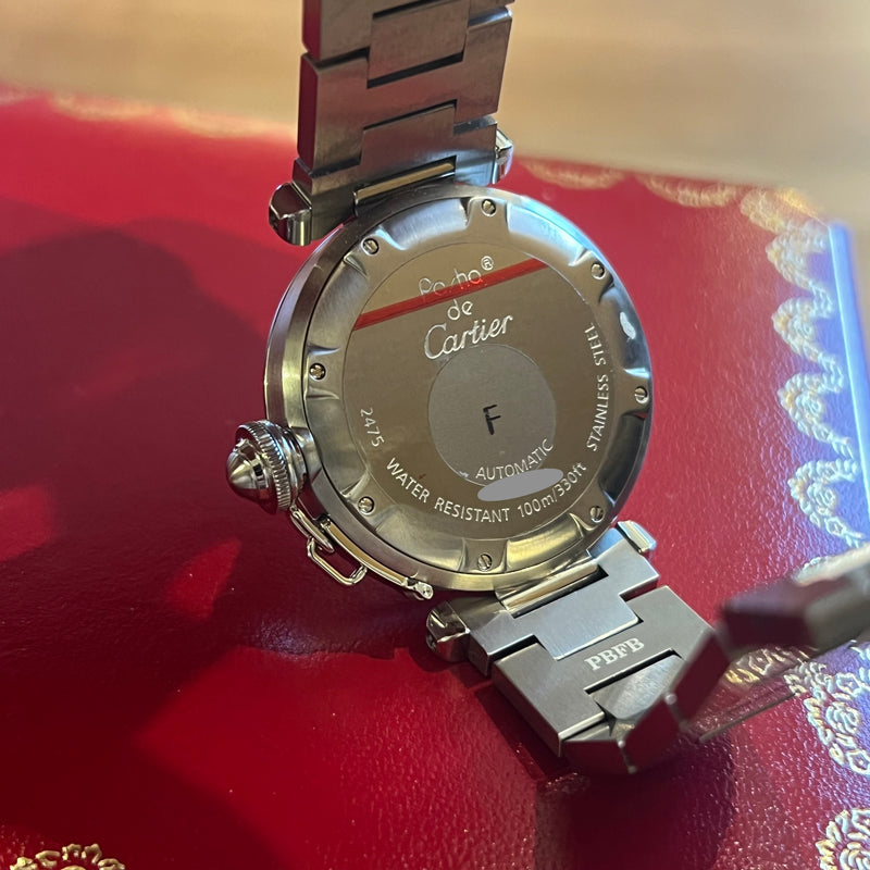 Cartier Pasha C Automatic Date Full Set W31044M7