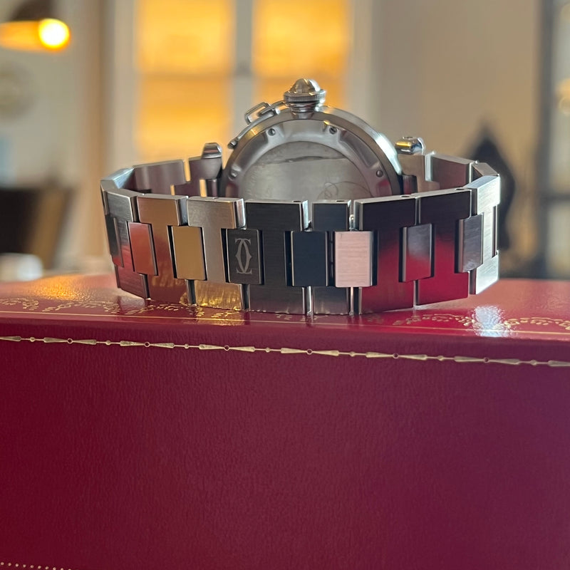 Cartier Pasha Pink Dial Automatic Full Set W31058M7