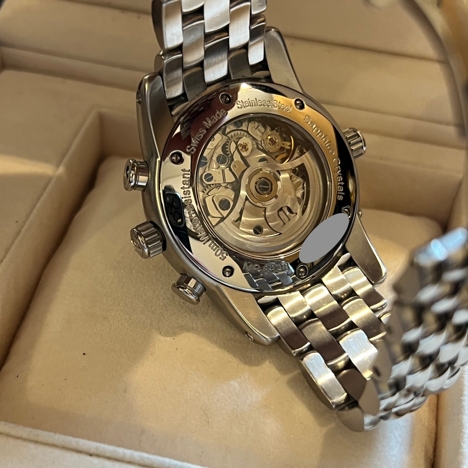 Maurice Lacroix Masterpiece Chronograph Full Set MP6398