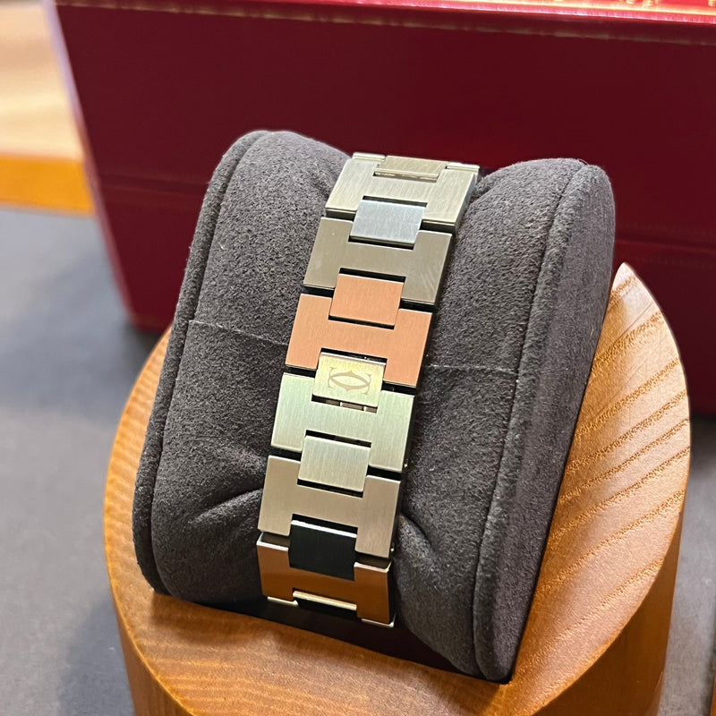 Cartier Pasha C Automatic Pink Dial Full Set W31058M7