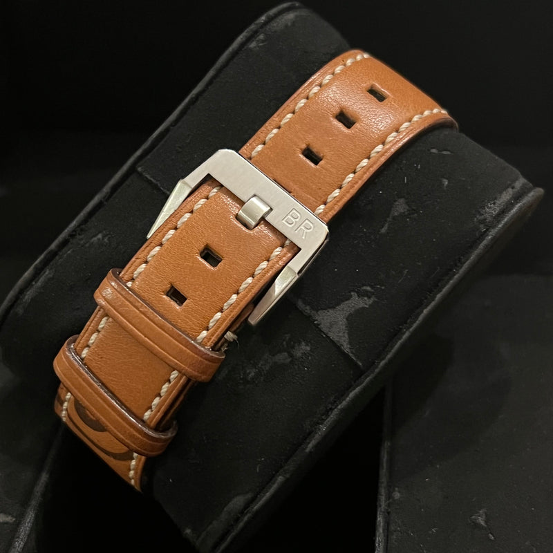 Bell & Ross Golden Heritage Automatic Date Full Set BRS-92-G-HE-ST