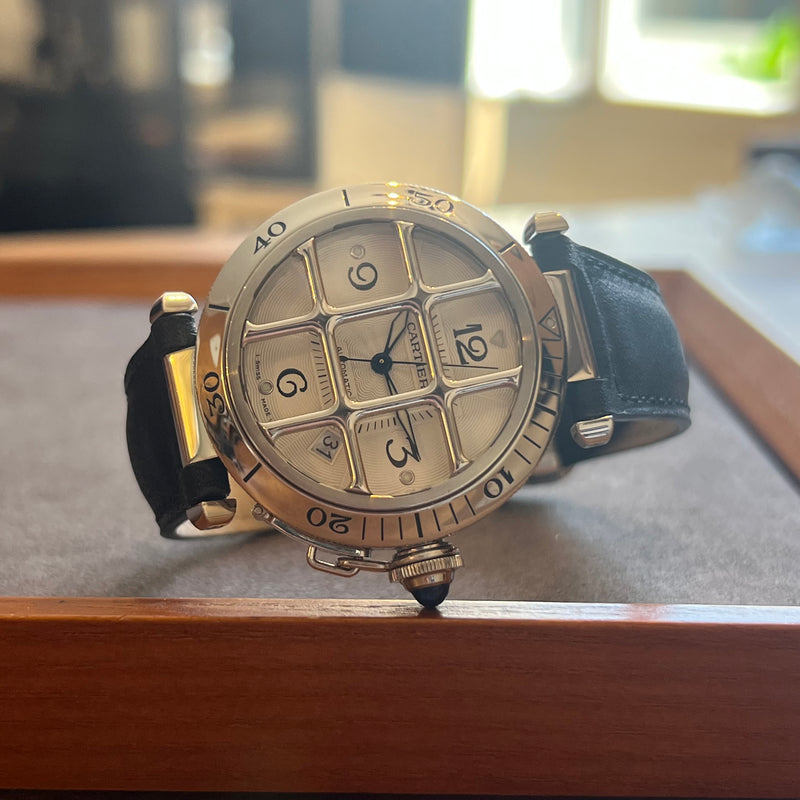 Cartier Pasha Grille Automatic Date 2379-W3104055