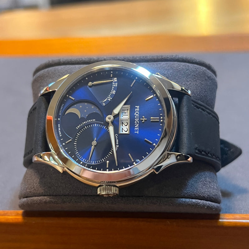 Pequignet Rue Royal Blue Dial Full Set 9010473