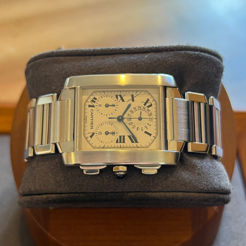 Cartier Tank Française Chronoreflex Quartz W51001Q3-2303