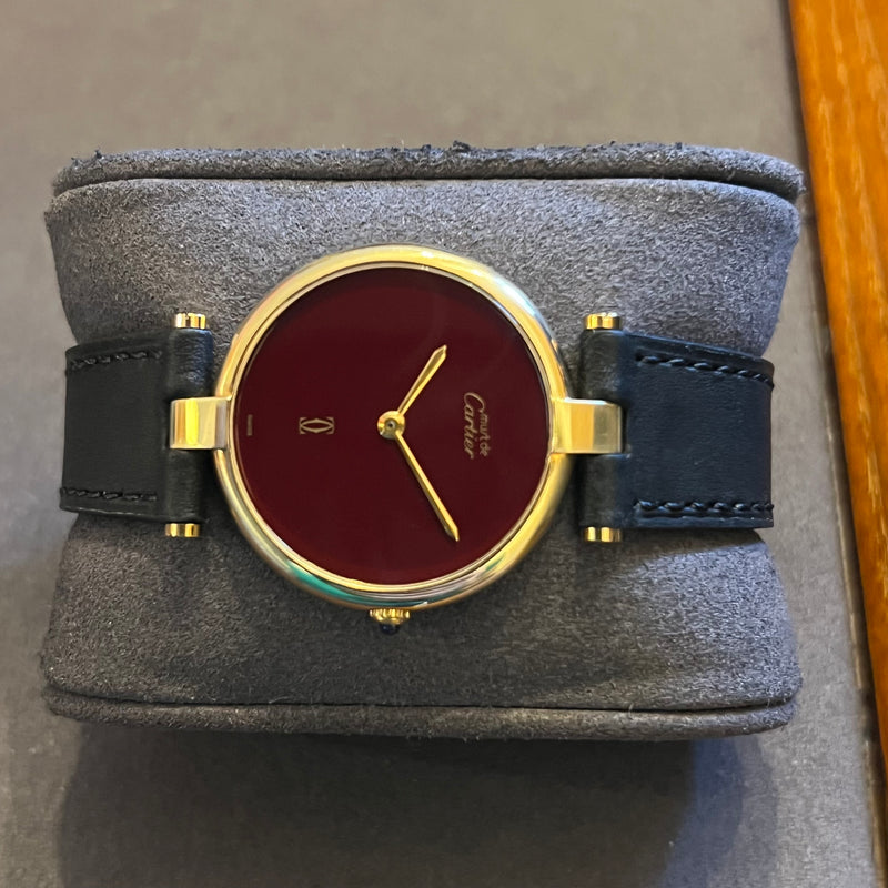 Cartier Must Vendôme Burgundy Dial 590003