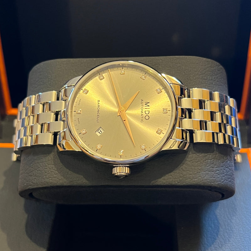 Mido Baroncelli Index Diamonds Full Set M8600.4.67.1
