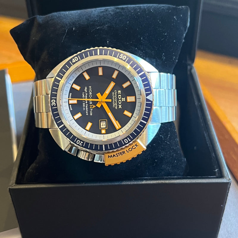 Edox Hydro-Sub North Pole Full Set 80201-3BUO-BU