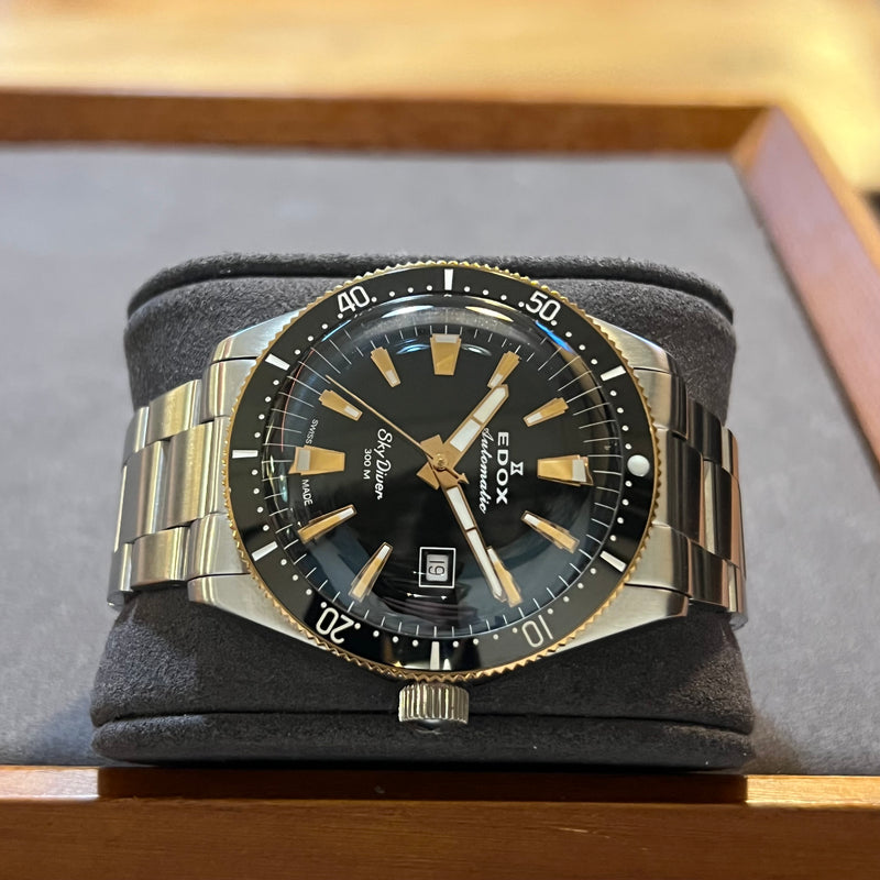 Edox Skydiver Limited Edition Full Set 80126-357RNM-NIRB