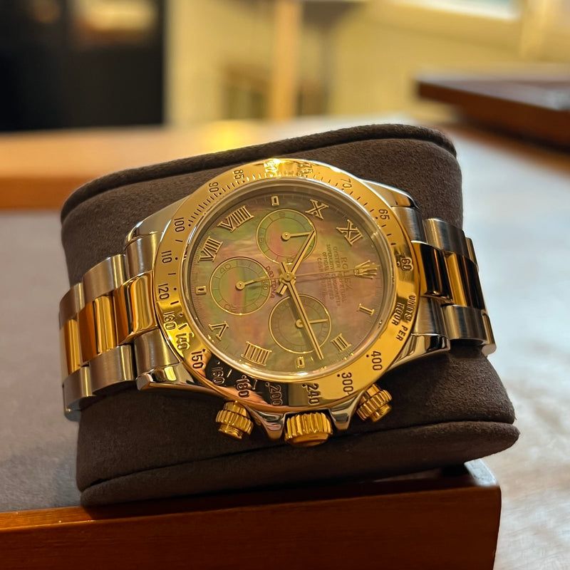 Rolex Daytona Black Mother Of Pearl Dial 116523