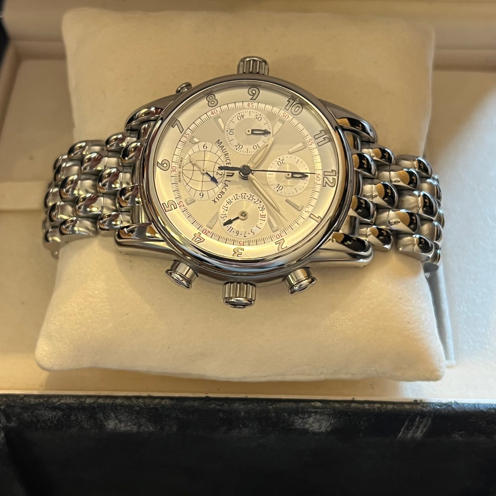 Maurice Lacroix Masterpiece Chronograph Full Set MP6398