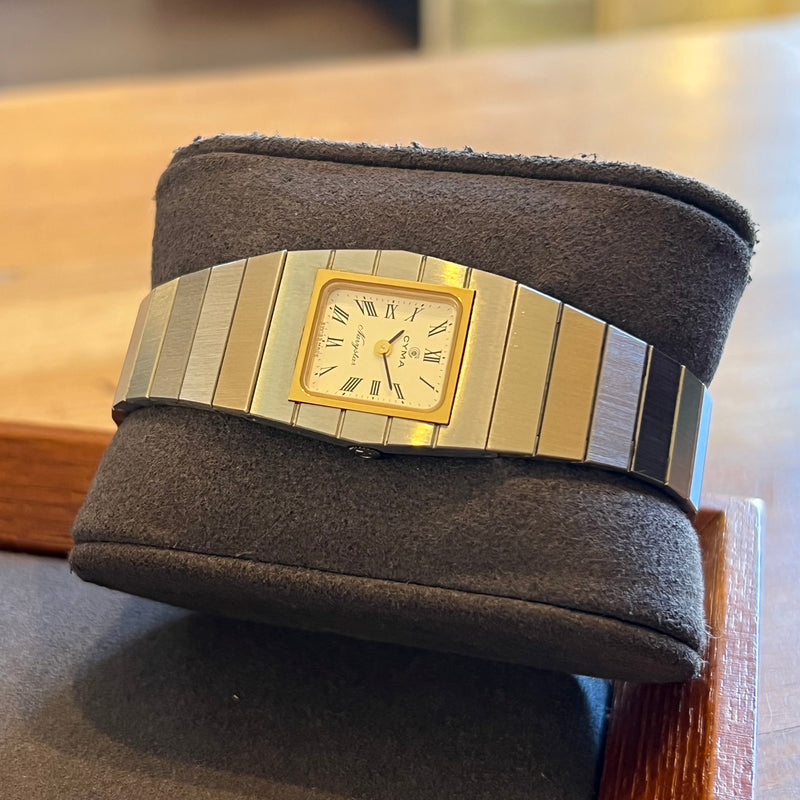 Cyma Navystar Gold Plated Bezel Quartz