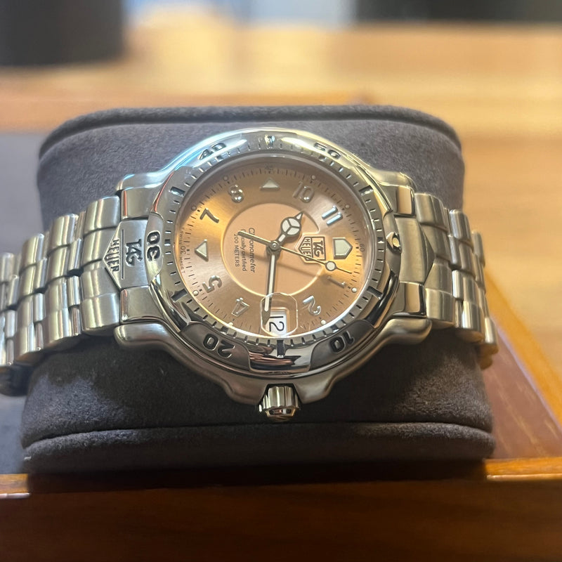 Tag Heuer P6000 Salmon Dial Full Set WH5115-K1