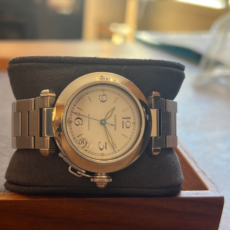 Cartier Pasha C White Dial Full Set W31015M7-2324